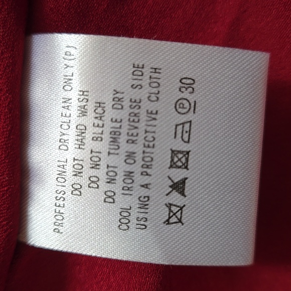 Fame and Partners Burgundy Satin Maxi Dress - Picture 4 of 8